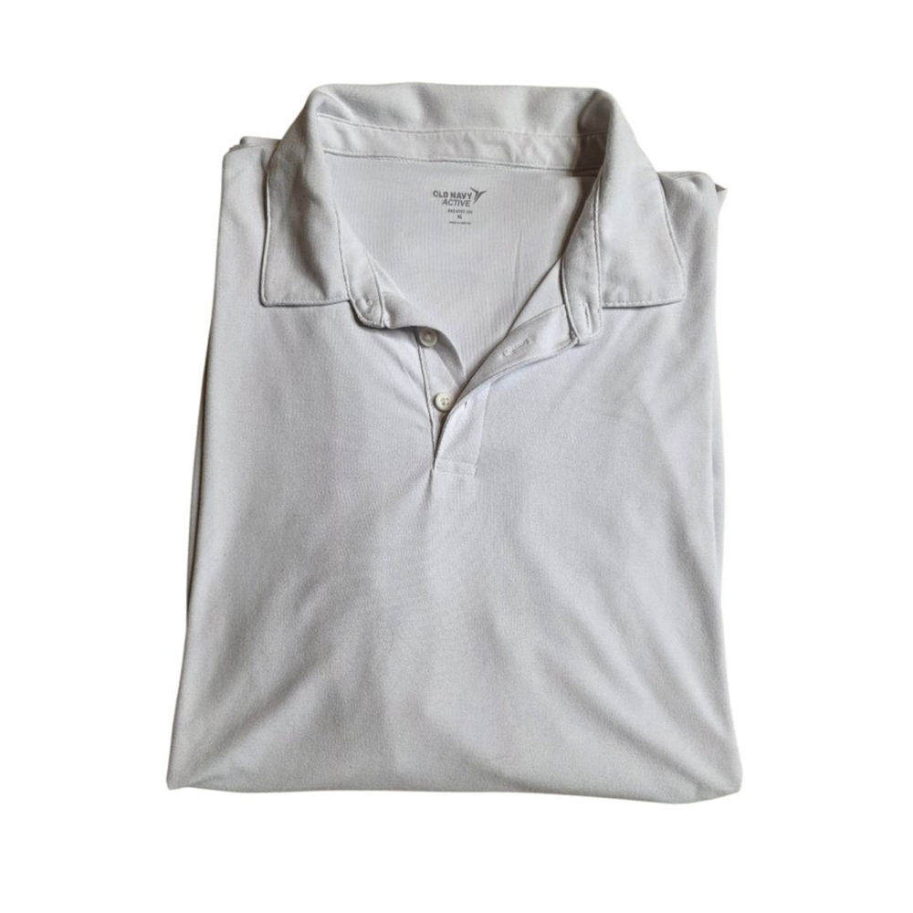 Men's Old Navy Active Light Gray Polo Shirt XL